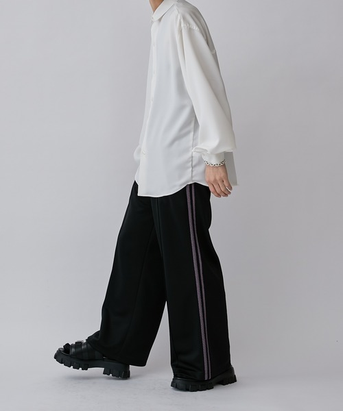 Lui's(ルイス)の「側章ジャージワイドパンツ(その他パンツ・メンズ・ブラック/ブラウン・S/M)」の22枚目の写真