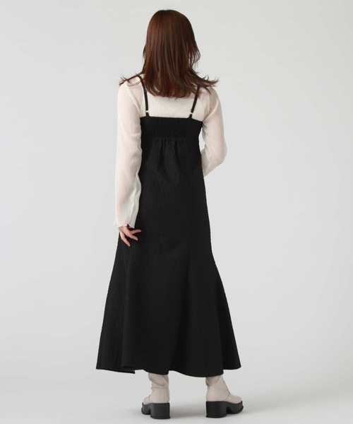 archives(アルシーヴ)の「エンボスビスチェキャミワンピース(ワンピース・レディース・ミント/アイボリー/ブラック・MEDIUM)」の21枚目の写真