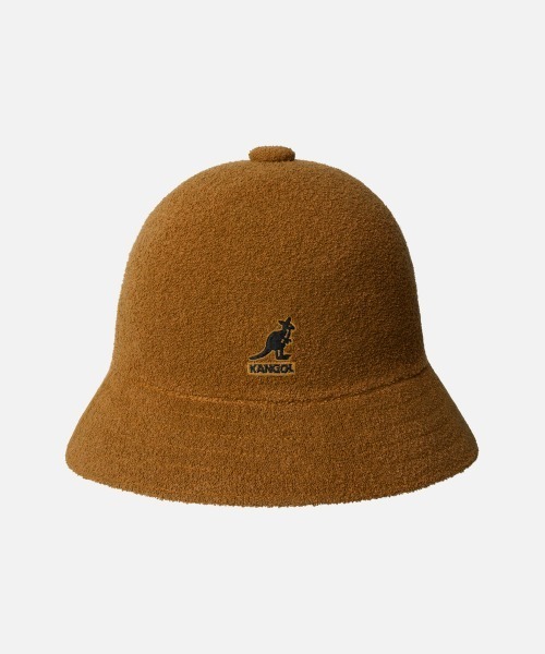 KANGOL(カンゴール)の「KANGOL BERMUDA CASUAL(ハット・メンズ・ダークグリーン/ブルー/ライトブルー/ブラック/ホワイト/ライトグレー/レッド/ピンク/ブラウン/ブラック×ゴールド/ベージュ/ネイビー/オレンジ/イエロー系/グリーン系/レッド系/ラベンダー/ブルー系/オレンジ系/パープル/グレー/グリーン系1/ピンク系1/イエロー/グリーン系2/ブラウン系1・MEDIUM/LARGE/X-LARGE/SMALL/XX-LARGE)」の8枚目の写真