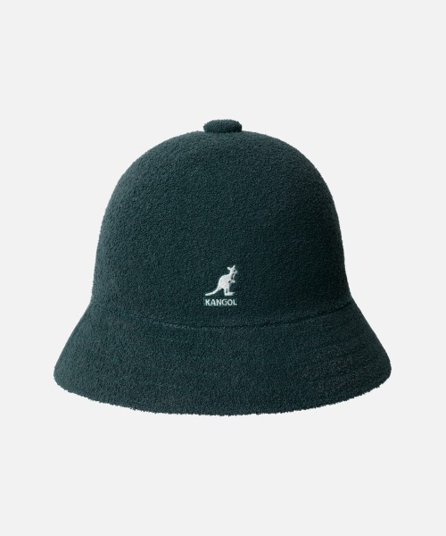 KANGOL(カンゴール)の「KANGOL BERMUDA CASUAL(ハット・メンズ・ダークグリーン/ブルー/ライトブルー/ブラック/ホワイト/ライトグレー/レッド/ピンク/ブラウン/ブラック×ゴールド/ベージュ/ネイビー/オレンジ/イエロー系/グリーン系/レッド系/ラベンダー/ブルー系/オレンジ系/パープル/グレー/グリーン系1/ピンク系1/イエロー/グリーン系2/ブラウン系1・MEDIUM/LARGE/X-LARGE/SMALL/XX-LARGE)」の12枚目の写真