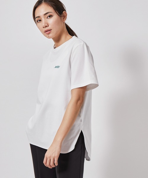 NERGY（ナージー）の「【UV】バンダナプリントTシャツ（Tシャツ/カットソー・レディース・スミクロ/ホワイト/ブルー/ブラック/ホワイト系その他・FREE）」の2枚目の写真