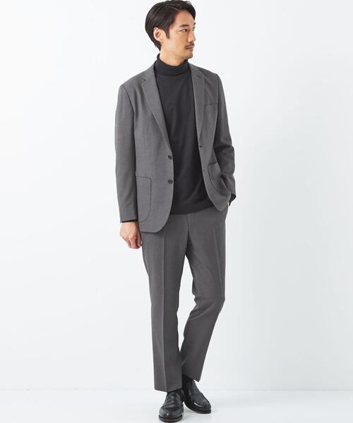 green label relaxing(グリーンレーベルリラクシング)の「A+ PEシャークスキン スタンダード イージー スラックス -ウォッシャブル・ストレッチ・防シワ-(スラックス・メンズ・ネイビー/グレー/ブラウン・XS/S/L/M/XL)」の9枚目の写真