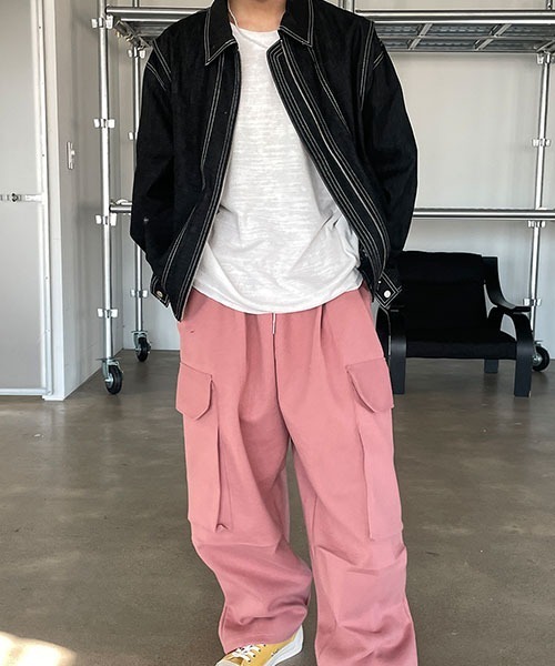 ASCLO(エジュクロ)の「【THE KLOBAL STAGE 韓国アイドル着用】ASCLO Bernie Stitch Denim Jacket(デニムジャケット・メンズ・ブラック・FREE)」の10枚目の写真