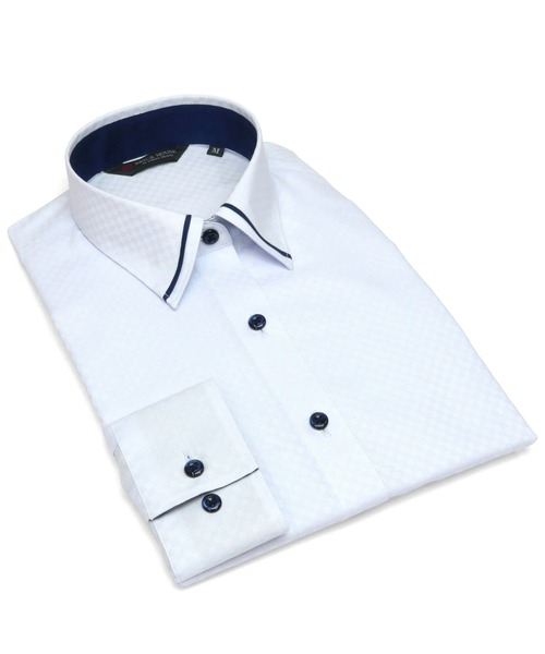TOKYO SHIRTS(トウキョウシャツ)の「形態安定ノーアイロン マイターレギュラー 長袖ビジネスワイシャツ(ビジネスシャツ・レディース・ライトブルー・XL/XS/LL/S/M/L)」の10枚目の写真
