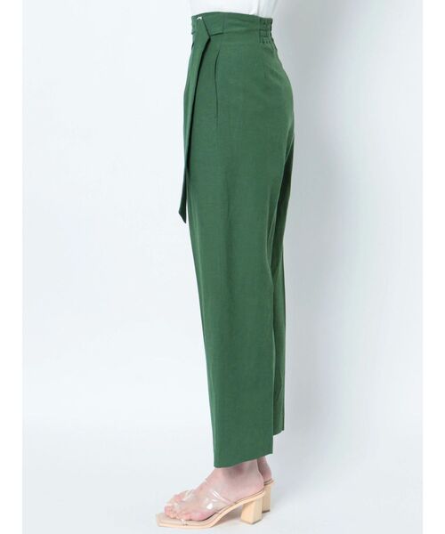 LAGUNAMOON（ラグナムーン）の「リネンラップワイドパンツ（その他パンツ・レディース・ブラウン/グリーン・SMALL/MEDIUM）」の5枚目の写真