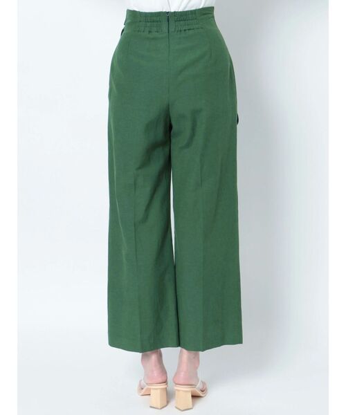 LAGUNAMOON（ラグナムーン）の「リネンラップワイドパンツ（その他パンツ・レディース・ブラウン/グリーン・SMALL/MEDIUM）」の4枚目の写真