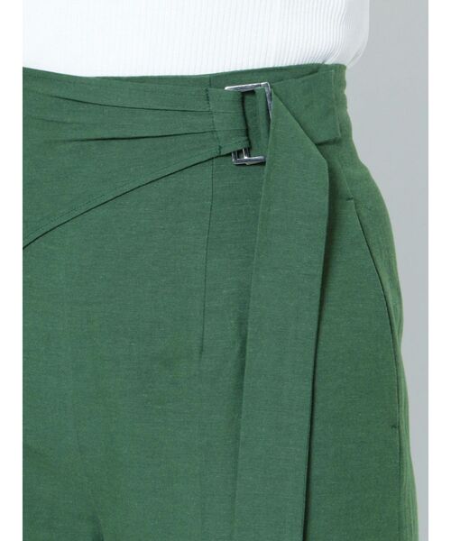 LAGUNAMOON（ラグナムーン）の「リネンラップワイドパンツ（その他パンツ・レディース・ブラウン/グリーン・SMALL/MEDIUM）」の3枚目の写真