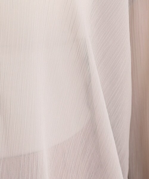 Cutie Blonde（キューティーブロンド）の「◆【大人の抜け感】シアー前開きシャツ（シャツ/ブラウス・レディース・ブルー/黄緑系/グレー/ブラック・00）」の10枚目の写真