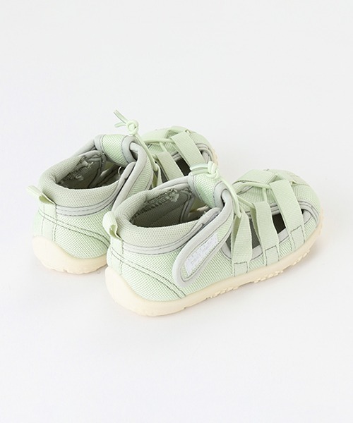 petit main（プティマイン）の「水抜きソールサンダル（スニーカー・キッズ・ライトグレー/ライトカーキ/ライトピンク/ブラック・13cm/14cm/15cm/16cm/17cm）」の10枚目の写真