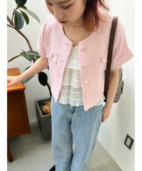 jumelle（ジュメロ）の「サマーツイードジャケット（テーラード