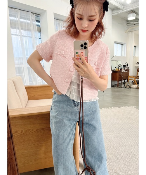 jumelle（ジュメロ）の「サマーツイードジャケット（テーラード