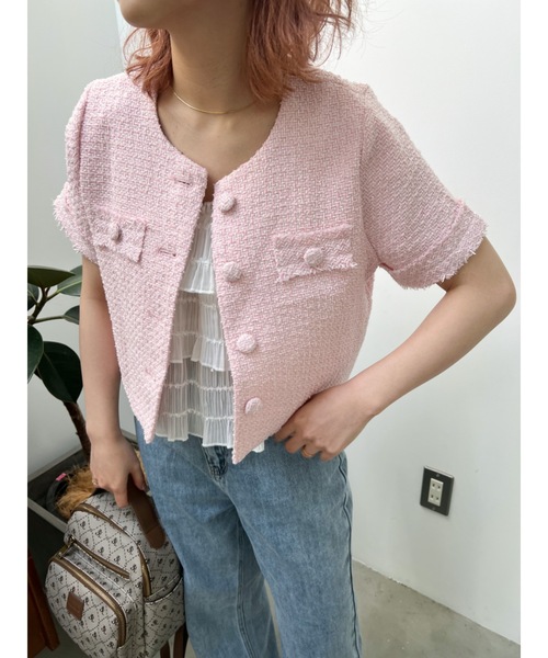 JUMELLE（ジュメロ）の「サマーツイードジャケット（テーラード