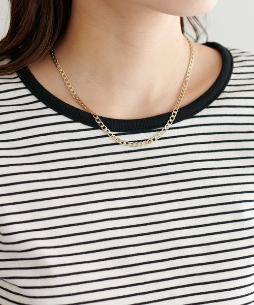 DISCOAT(ディスコート)の「ボーダーパワショル5分袖プルオーバー(Tシャツ/カットソー・レディース・ブラック/オフホワイト/ブルー・FREE)」の8枚目の写真