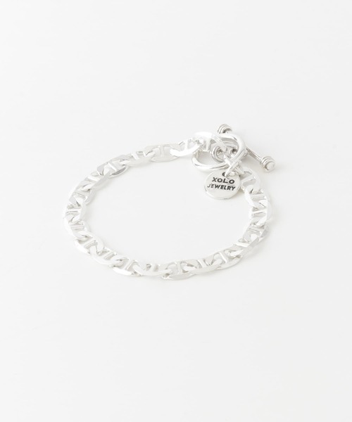 XOLO（ショロ）の「XOLO　Anchor Link Bracelet（ブレスレット・メンズ・シルバー・19）」の2枚目の写真