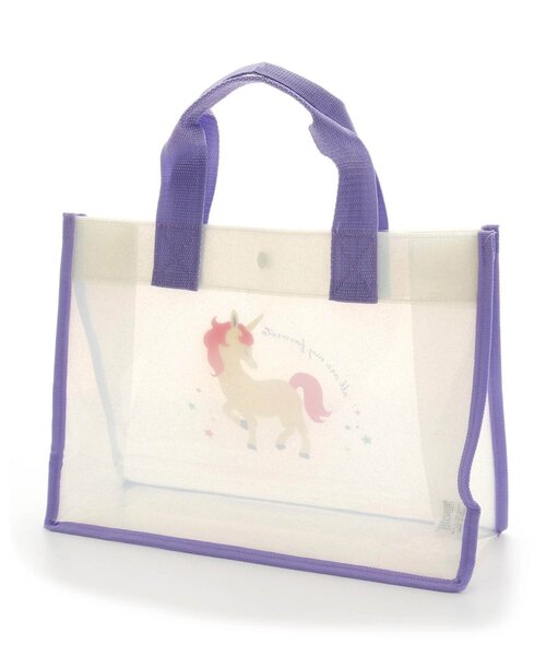 Ampersand（アンパサンド）の「ビーチバッグ（スイムグッズ・キッズ・ブルー/ラベンダー/ピンク/ライム・FREE）」の5枚目の写真