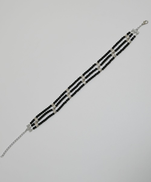 Editors Draw（エディターズドロー）の「SV925×３連ストーンビーズチョーカー Ria. Jaysmee（チョーカー・レディース・ターコイズブルー/ブラック/ホワイト/ブラック×ホワイト/レッド/ブルー系その他・ONE SIZE）」の14枚目の写真