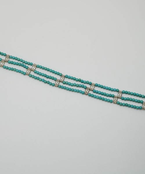 Editors Draw（エディターズドロー）の「SV925×３連ストーンビーズチョーカー Ria. Jaysmee（チョーカー・レディース・ターコイズブルー/ブラック/ホワイト/ブラック×ホワイト/レッド/ブルー系その他・ONE SIZE）」の20枚目の写真