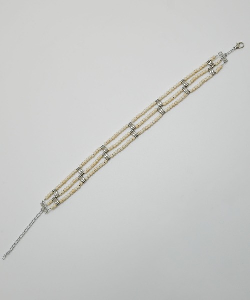 Editors Draw（エディターズドロー）の「SV925×３連ストーンビーズチョーカー Ria. Jaysmee（チョーカー・レディース・ターコイズブルー/ブラック/ホワイト/ブラック×ホワイト/レッド/ブルー系その他・ONE SIZE）」の16枚目の写真