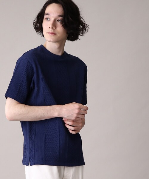 THE SHOP TK (ザ ショップ ティーケー )の「 ヘリンボンリンクスTEE(Tシャツ/カットソー)」 WEAR