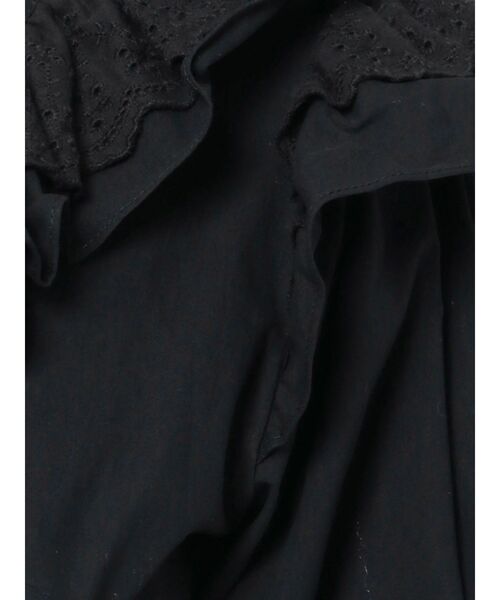 jouetie（ジュエティ）の「コットンフリルブラウス（シャツ/ブラウス・レディース・ブラック/パープル/オフホワイト・MEDIUM）」の9枚目の写真