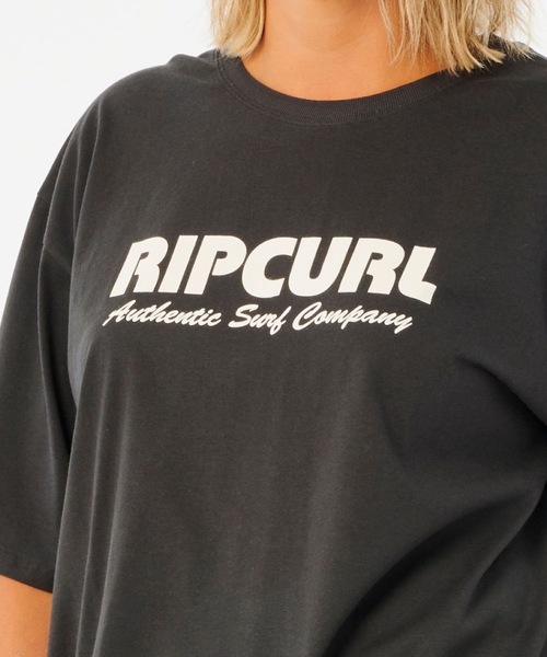 rip curl（リップカール）の「【RIPCURL（リップカール）】レディースロゴ半袖Tシャツ　ビッグシルエット　SURF SPRAY HERITAGE TEE（Tシャツ/カットソー・レディース・ブラック系その他/バイオレット・SMALL/MEDIUM/X-SMALL）」の3枚目の写真