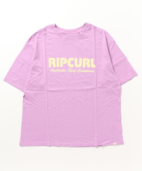 rip curl（リップカール）の「【RIPCURL（リップカール）】レディースロゴ半袖Tシャツ　ビッグシルエット　SURF SPRAY HERITAGE TEE（Tシャツ/カットソー・レディース・ブラック系その他/バイオレット・SMALL/MEDIUM/X-SMALL）」の8枚目の写真