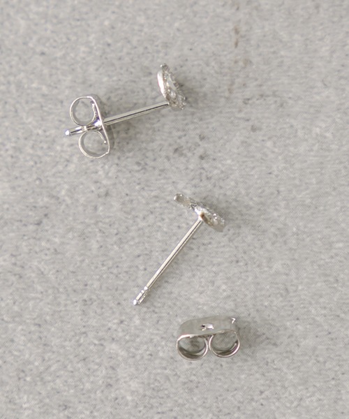 mystic（ミスティック）の「[Eau]moon pierce（ピアス（両耳用）・レディース・シルバー・ONE SIZE）」の3枚目の写真