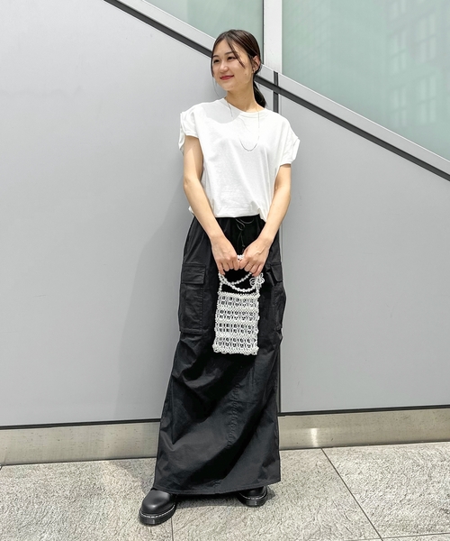 【00'】 goa ギミック パラシュート ジップ カーゴ マキシ スカート 5EA300FD-3B98-44A3-BFA1-