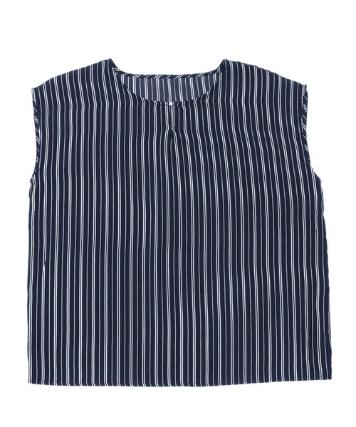 TOKYO SHIRTS(トウキョウシャツ)の「フロントビジューノースリーブブラウス(シャツ/ブラウス・レディース・オフホワイト/ブラック/ネイビー・L/M)」の19枚目の写真