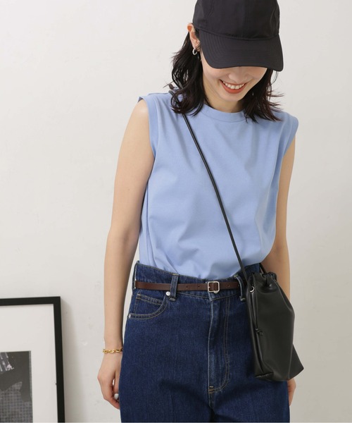 LB.04/汗染み防止加工ノースリーブTシャツ