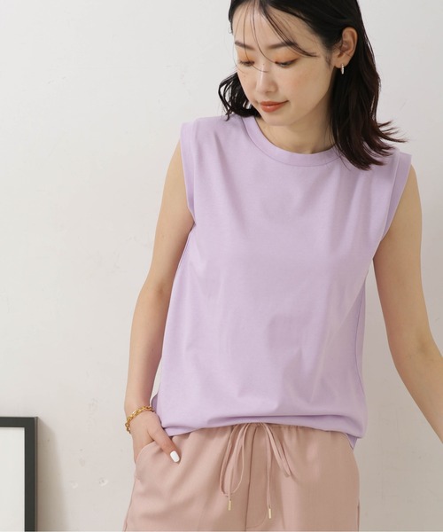 LB.04/汗染み防止加工ノースリーブTシャツ