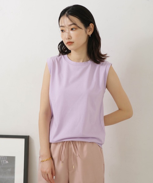 LB.04/汗染み防止加工ノースリーブTシャツ