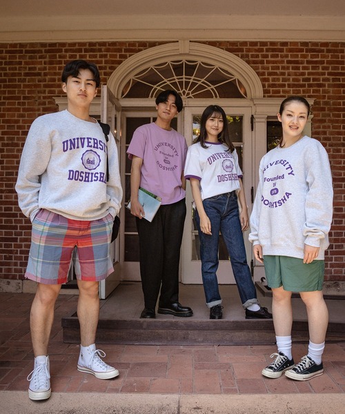 Russell Athletic（ラッセルアスレティック）の「【DOSHISHA UNIVERSITY】カレッジロゴTシャツB（Tシャツ/カットソー・メンズ・ホワイト/パープル・XL/S/M/L）」の11枚目の写真