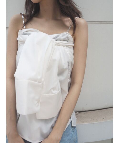 EVRIS（エヴリス）の「マルチウェイシャツトップス（シャツ/ブラウス・レディース・その他1/ホワイト・FREE）」の13枚目の写真