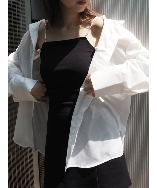 EVRIS（エヴリス）の「マルチウェイシャツトップス（シャツ/ブラウス・レディース・その他1/ホワイト・FREE）」の17枚目の写真