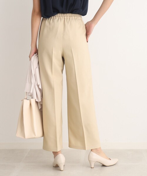 DRESKIP(ドレスキップ)の「◆大人のキレイめコーデに! デニム調 金ボタン ワイドパンツ(その他パンツ・レディース・ブルー/ブラック/ベージュ・02/03/04)」の9枚目の写真