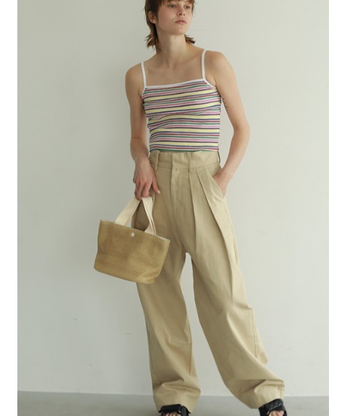 AMAIL（アマイル）の「Basket bag（ハンドバッグ・レディース・ブラック/アイボリー・FREE）」の9枚目の写真