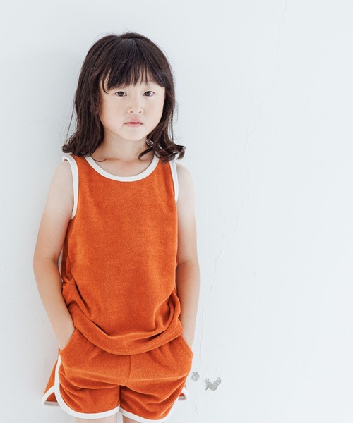 LOWRYS FARM（ローリーズファーム）の「パイルタンクトップ　960780（タンクトップ・キッズ・ブルー/イエロー/オレンジ・110cm/120cm/130cm/140cm/150cm）」の3枚目の写真