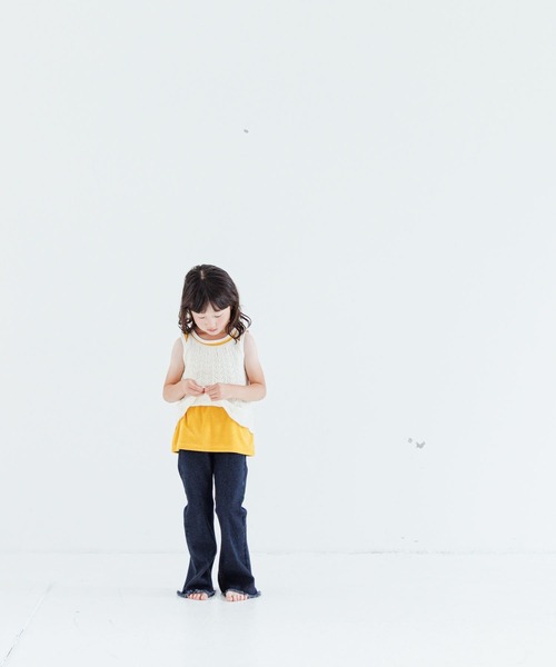 LOWRYS FARM（ローリーズファーム）の「パイルタンクトップ　960780（タンクトップ・キッズ・ブルー/イエロー/オレンジ・110cm/120cm/130cm/140cm/150cm）」の4枚目の写真