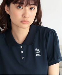 niko and... | 【she said that (シー セッド ザット)】コラボカットポロシャツ(ポロシャツ)