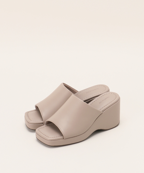 Simplicite（サンプリシテ）の「ボリュームソールサンダル（サンダル・レディース・ブラック/チャコールグレー・LARGE/SMALL/MEDIUM）」の2枚目の写真