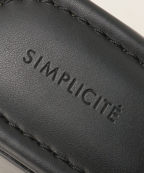 Simplicite（サンプリシテ）の「ボリュームソールサンダル（サンダル・レディース・ブラック/チャコールグレー・LARGE/SMALL/MEDIUM）」の9枚目の写真