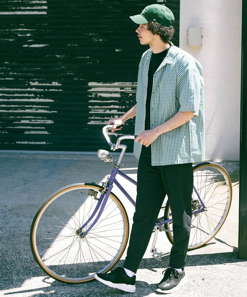 CHARI&CO（チャリアンドコー）の「【CHARI&CO SAFE RIDE for BAYFLOW】47 ベースボールキャップ（キャップ・メンズ・オレンジ/ネイビー/グリーン・FREE）」の7枚目の写真