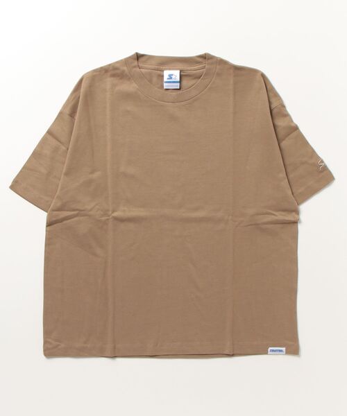 STARTER BLUE LABEL(スターターブルーレーベル)の「STARTER / BIG半袖Tシャツ / STBL-1634091(Tシャツ/カットソー・メンズ・モカ/ラベンダー/ネイビー/ライトグレー/カーキ/ブラック/グレー/ホワイト・MEDIUM/LARGE/X-LARGE/XX-LARGE/SMALL)」の6枚目の写真