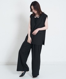 A de a.v.v | リネンライクタックパンツ(その他パンツ)