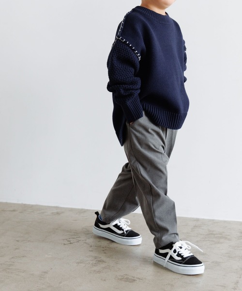 LOWRYS FARM（ローリーズファーム）の「ＴＲワイドテーパードパンツ　965019（その他パンツ・キッズ・グレー/ブラック/ネイビー・110cm/120cm/130cm/140cm/150cm）」の9枚目の写真
