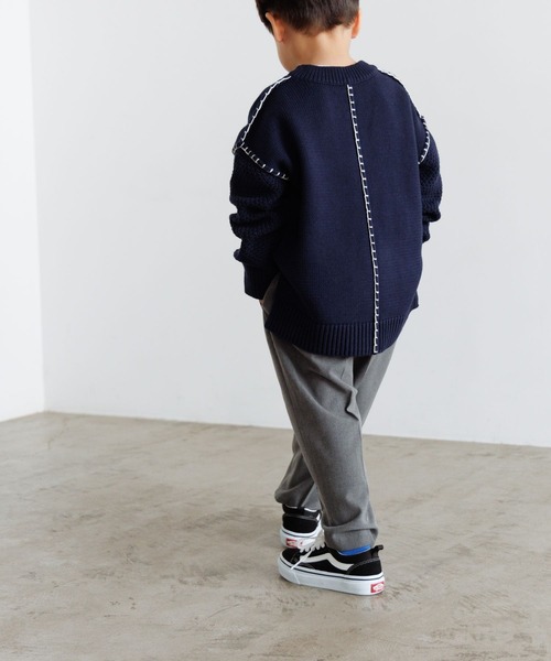 LOWRYS FARM（ローリーズファーム）の「ＴＲワイドテーパードパンツ　965019（その他パンツ・キッズ・グレー/ブラック/ネイビー・110cm/120cm/130cm/140cm/150cm）」の10枚目の写真