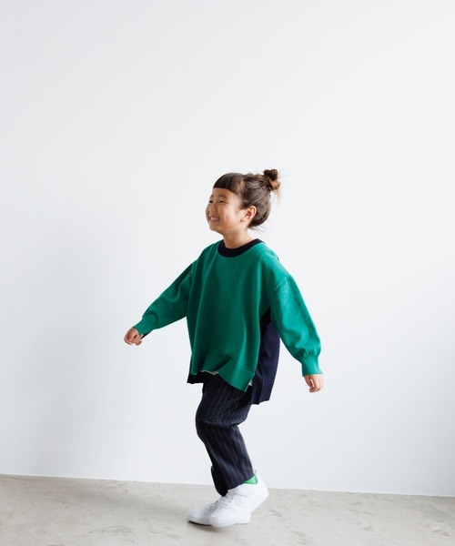 LOWRYS FARM（ローリーズファーム）の「ＴＲワイドテーパードパンツ　965019（その他パンツ・キッズ・グレー/ブラック/ネイビー・110cm/120cm/130cm/140cm/150cm）」の11枚目の写真