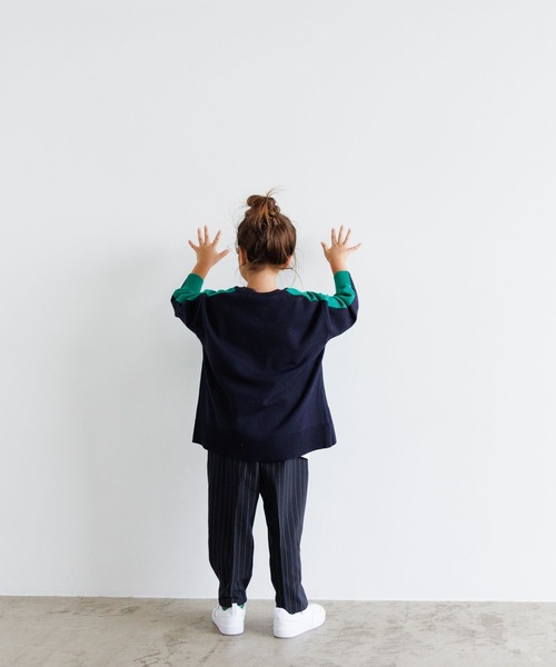 LOWRYS FARM（ローリーズファーム）の「ＴＲワイドテーパードパンツ　965019（その他パンツ・キッズ・グレー/ブラック/ネイビー・110cm/120cm/130cm/140cm/150cm）」の13枚目の写真