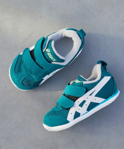 SUKUSUKU(スクスク)の「ASICS KIDS(アシックス キッズ) メティッド BABY(スニーカー・キッズ・グリーン・13.0cm/15.5cm/14.5cm/14.0cm/15.0cm/13.5cm)」の1枚目の写真